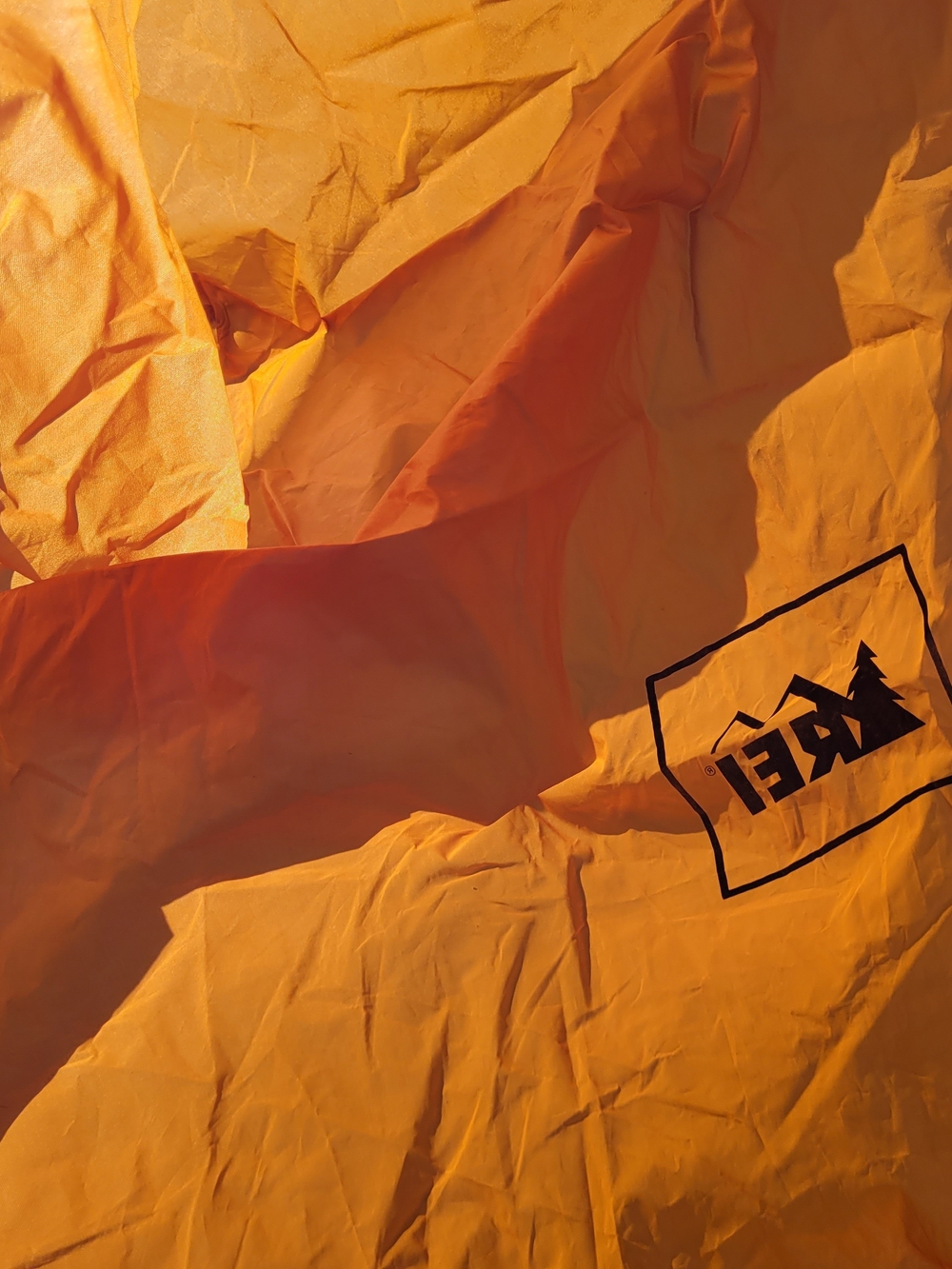 NWOT, REI Orange BACKPACK Raincover - Picture 5 of 6
